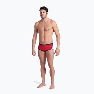 Мужские плавки Arena Icons Swim Low Waist Short Однотонный красный/темно-синий 100