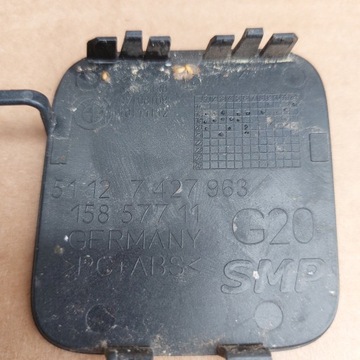 фото thumb №5, Bmw 3 рестайлинг оригинальная заглушка фаркоп бампера зад 15857711