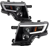 фото thumb №1, Фара перед праві лівий чорний led ford edge 07-10