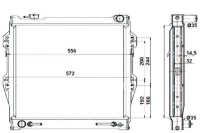 фото thumb №2, Nrf52091 радиатор двигателя toyota 4 runner, cressi
