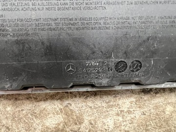 фото thumb №9, Консоль подушка безпеки mercedes c-klasa w205 c63 amg шкіра hud демонтаж