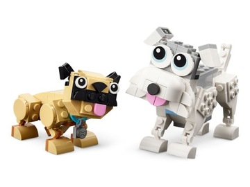 LEGO CREATOR 31137 UROCZE PSIAKI + LEGO TORBA PAPIEROWA ŚREDNIA 6315792