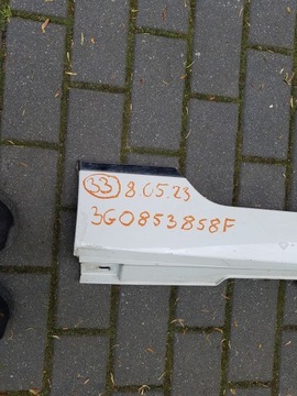 фото thumb №3, Vw passat b8 правая планка пороговая порог накладка na порог 3g0853858f