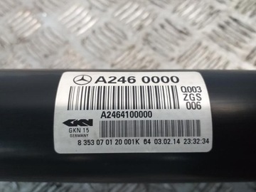 фото thumb №5, Wał приводной 4matic mercedes gla 2.2 cdi