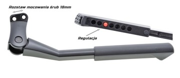 Nózka rowerowa Ursus R90 MOOI 24-29 18mm czarna
