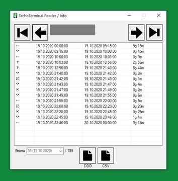 СЧИТЫВАТЕЛЬ КАРТЫ ВОДИТЕЛЯ И ТАХОГРАФА ПРОГРАММА СЧИТЫВАНИЯ TACHOTERMINAL PRO 2