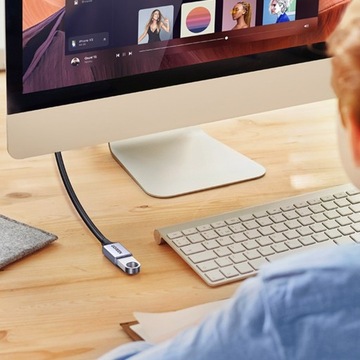 Прочный удлинитель USB 3.0 5 Гбит/с, 2 м, серый