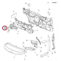фото thumb №1, Ізоляція крила правий перед opel zafira c