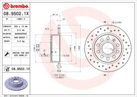 фото thumb №3, Тормозные диски тормозные колодки задняя brembo vw scirocco iii