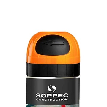12x ГЕОДЕЗИЙСКАЯ КРАСКА-СПРЕЙ FLUO T.P. SOPPEC ОРАНЖЕВЫЙ ДЛЯ МАРКИРОВКИ