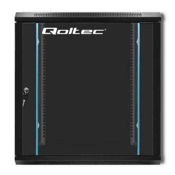 Шкаф Qoltec RACK 19 дюймов / 12U / 600 x 635 x 600 / Черный / Подвесной