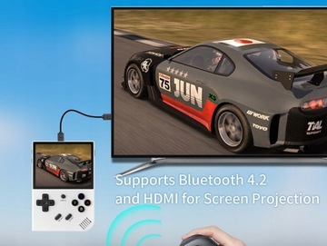 RG35XX PLUS Retro PS Аркадная игра Портативная игровая консоль в стиле ретро PSP 64G белая