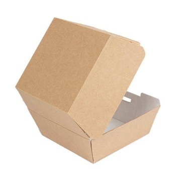 Burgerbox tektura falista 13 x 12,5 x 9 cm 50 szt.