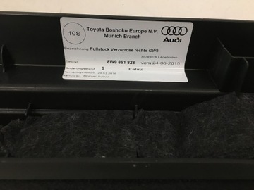 фото thumb №9, Audi a4 b9 8w универсал планка багажника правая накладка 8w9861828