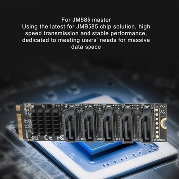 Плата-адаптер преобразователя PCIE M.2 в SATA3.0