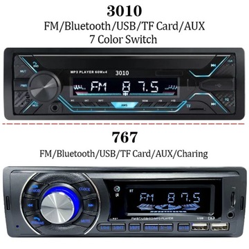 Радио Стиль 1 1din Автомобильный плеер Bluetooth MP3 FM 12 В AUX/USB/TF
