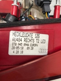 фото thumb №11, Лампа левая правая лампы задняя задние led комплект audi a5 sportback