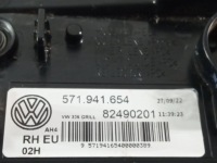 Vw tiguan 3 24- перед правая  drl led решетка решётка ambiente оригинал Цена, фото thumb