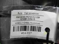 фото thumb №9, Wąż труба повітрозабірник повітря mercedes w212 2.2 cdi