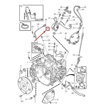 фото thumb №9, Переключатель передача pnp volvo s40 v40 2001 2004 оригинальный 30896813