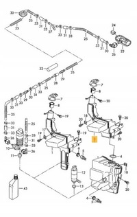 фото thumb №9, Бачок омывателя vw passat b6 3c 05-10