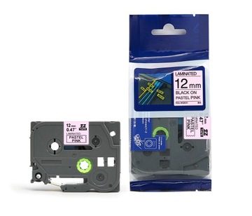 ЛЕНТА ДЛЯ BROTHER TZ-MQE31 12ММ 8М розовая TZe-MQE31