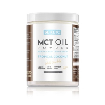 Be KETO OLEJ MCT z Kokosa W Proszku KOKOS BIAŁA CZEKOLADA 300g Odchudzanie