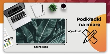 Украшение столешницы узором из экзотических листьев