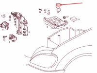 Mercedes-benz ml w163 реле центрального замка a0009828123 oem Киев, фото thumb