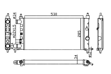 фото thumb №2, Радиаторов opel corsa b nrf