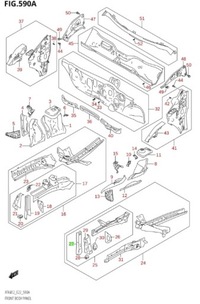 фото thumb №14, Suzuki ignis iii 17- соединитель балка нижний левый