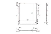 фото thumb №2, Радіаторів двигуна nrf 1350a314 1350a182 1350a348 1