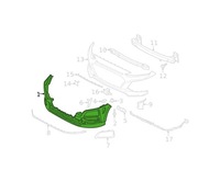 фото thumb №9, Передний бампер do hyundai kona 2017-2023 86510j9000