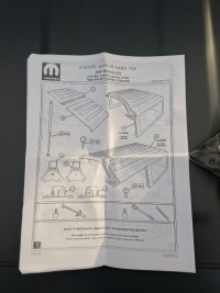 фото thumb №9, Крыша жёсткий hardtop kompletny 2d jeep wrangler jl 17- 5vn23tzzan 51718800aa