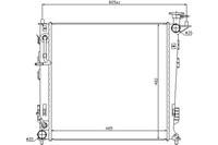 фото thumb №1, Nissens радиаторов воды hyundai ix35 2.0 crdi lm.