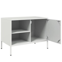 фото thumb №10, Vidaxl szafki pod телевізор, 2 штуки., білий, 68x39x50,5 cm, сталеві