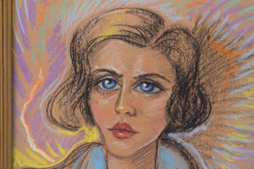 ВИТКАЦИ ВИТКЕВИЧ 1929 - СТАРЫЙ ПАСТЕЛЬНЫЙ ПОРТРЕТ