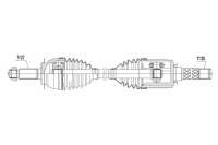 фото thumb №2, Приводной вал subaru forester awd 2.0,2.0xt,2.5,2.0d 14-, xv awd 14- /передняя,