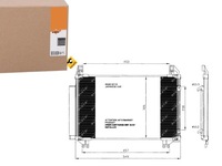 фото thumb №1, Конденсатор кондиционера toyota yaris 06- 1,0 nrf