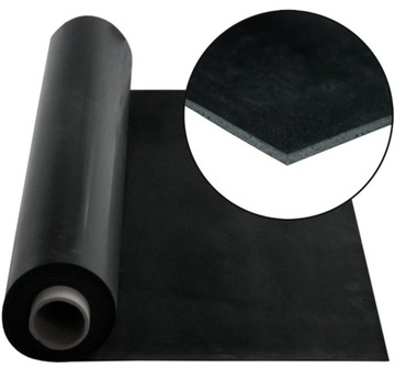 PŁYTA GUMOWA KWASOODPORNA 2,0mm EPDM 2,0x1200mmx100mm