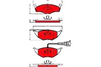 фото thumb №1, Trw gdb1474 набор тормозных колодок тормозных, тормоза дисковые