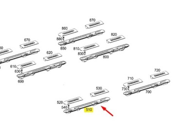 фото thumb №9, Тримач mercedes benz metris evito vito a4479500174