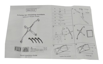 DIGITUS Adapter Uchwyt Ramię do monitora bez VESA