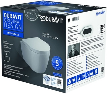 MISKA WC WISZĄCA RIMLESS Z DESKĄ DURAVIT STARCK