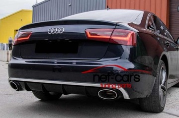 фото thumb №12, Бампер дифузор audi a6 c7 4g 11-15r зразок rs6 s6 решітка радіатора чорний блиск