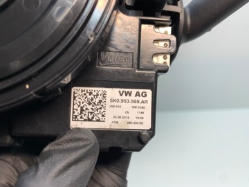 фото thumb №11, Vw pasat b7 перемикач комбінований стрічка змотувач підкермові важелі 5k0953569ar