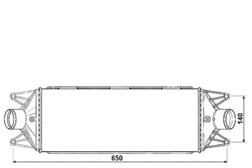 фото thumb №2, Интеркулер iveco daily iv 3.0d 07.07-08.11 nrf