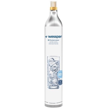 Zestaw Wessper: saturator do wody gazowanej S1 Sodamaker nabój 3x butelka