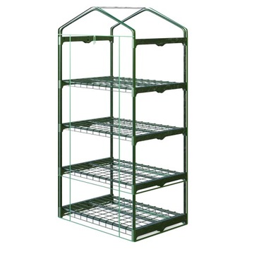 МИНИ-БАЛКОННАЯ ТЕПЛИЧНАЯ ПЛЕНКА 4 ПОЛКИ 160x70x50см