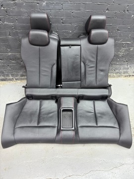 фото thumb №13, Сиденья диван обшивки bmw f32 sport чёрная кожа подогрев uk